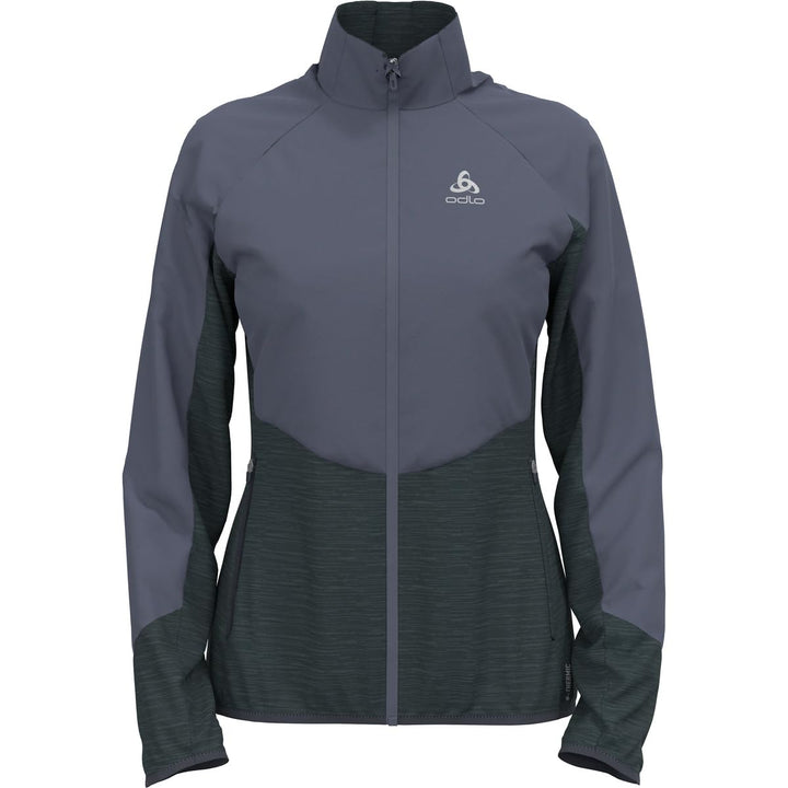 Odlo Damen Run Easy Warm Hybrid Jacke Isolationsjacke L india ink - folkstone gray, L india ink - fo