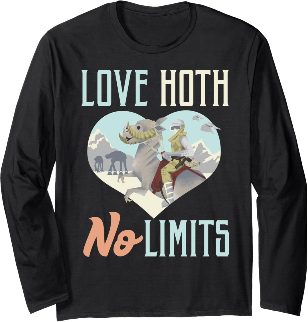 Star Wars Love Hoth No Limits Text Langarmshirt