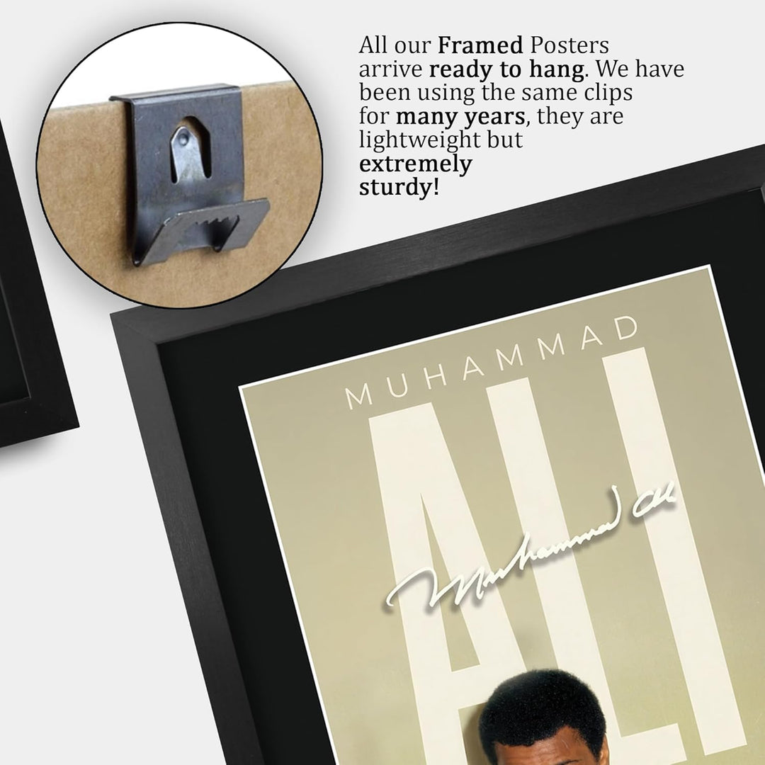 HWC Trading Muhammad Ali Boxing Geschenke Gedruckter Signierter Autogramm Poster für Fans von Boxspo