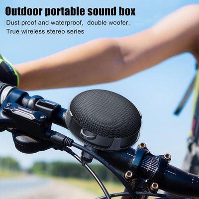 Tragbarer Bluetooth Lautsprecher für Fahrrad, Outdoor Wasserdichter Bluetooth Lautsprecher, 8W Leist