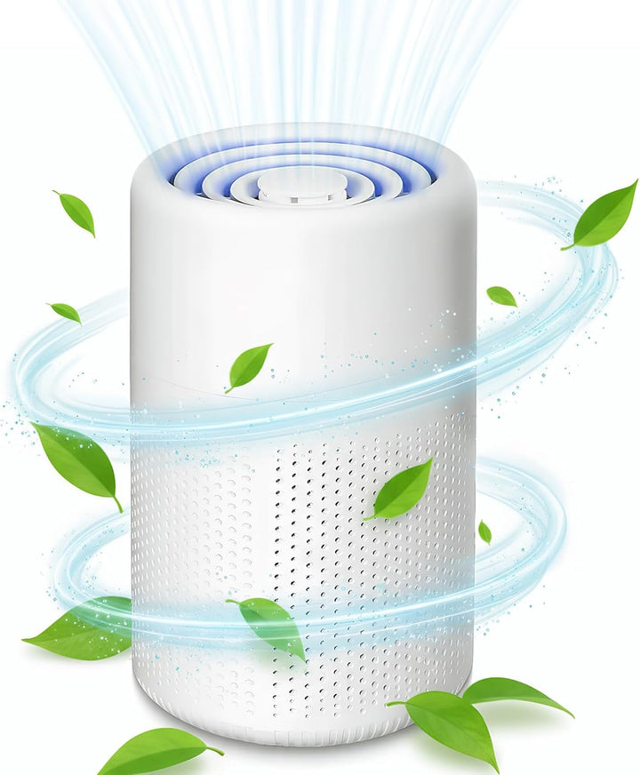 Air Purifier Schlafzimmer,Mini Luftreiniger für Zuhause und Büro,H13 HEPA Filter für Allergien,Staub