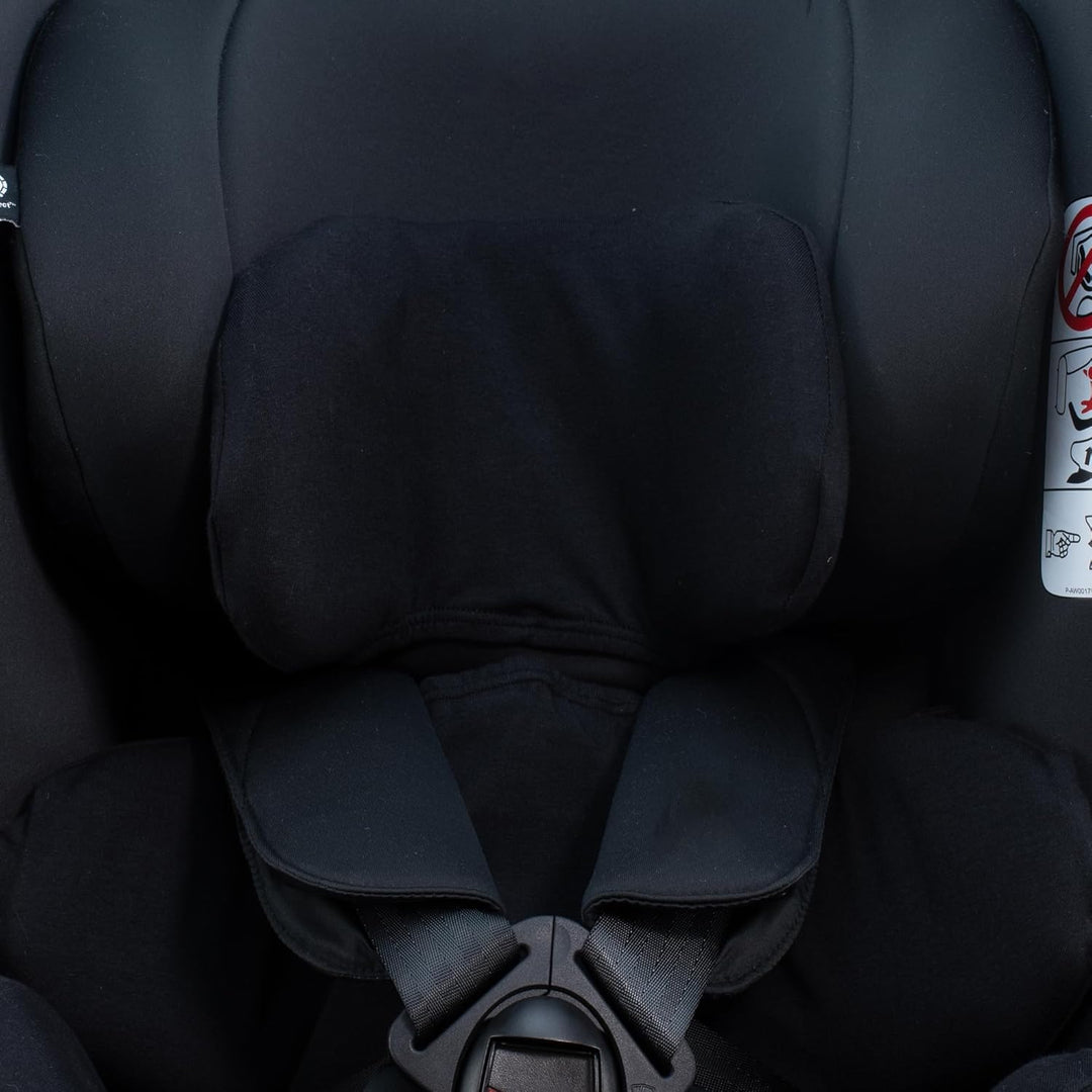 JYOKO Kids Bezug aus Baumwolle für Autositzverkleinerer, kompatibel mit Joie I-Spin 360 (Black Serie