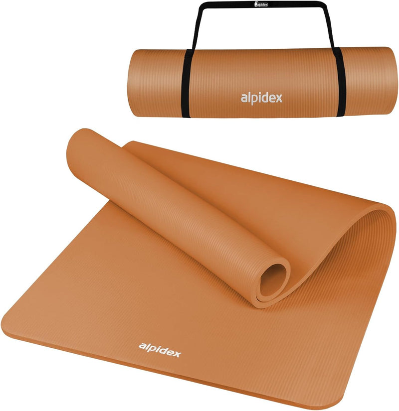 ALPIDEX Yogamatte Extra Dick 1,5cm Gymnastikmatte 3 Grössen rutschfest Phthalatfrei Fitness Matte Tr