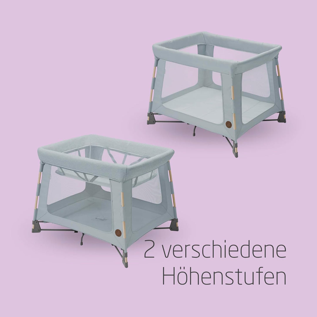 Maxi-Cosi Swift 3-in-1 Reisebett Baby, Babywiege, 0–3,5 Jahre, bis zu 15 kg, Reisebett höhenverstell