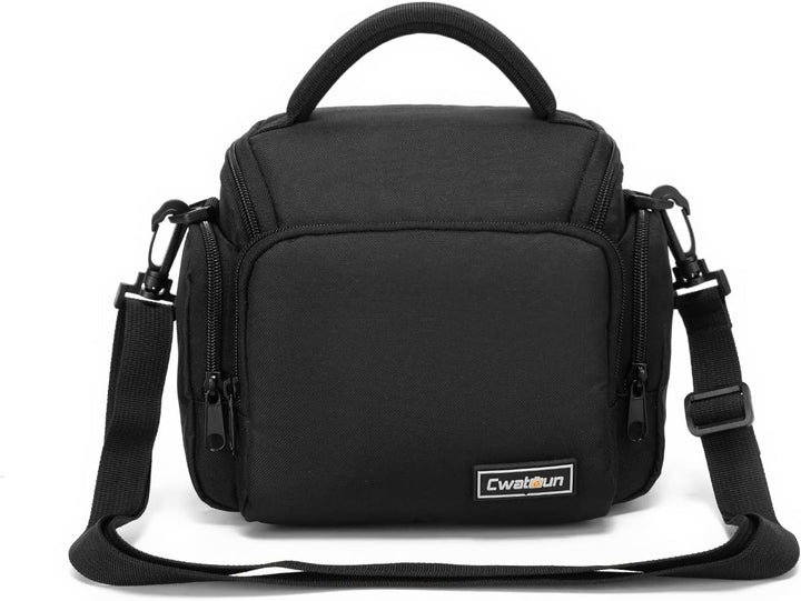 Cwatcun Kameratasche,SLR Fototasche,Kamera Tasche zum Umhängen kompatibel für Canon Nikon Sony SLR/D