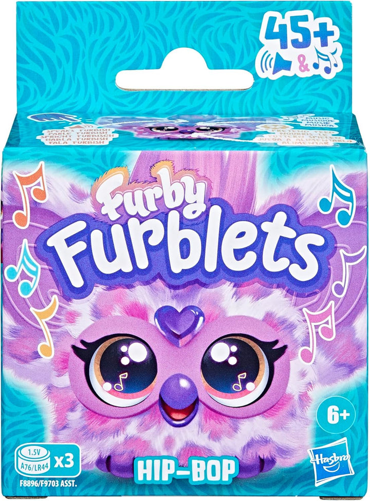 Furby Furblets 3er Pack - Mello-Nee, Hip-Bop und Pix-Elle elektronische Mini-Plüschspielzeuge