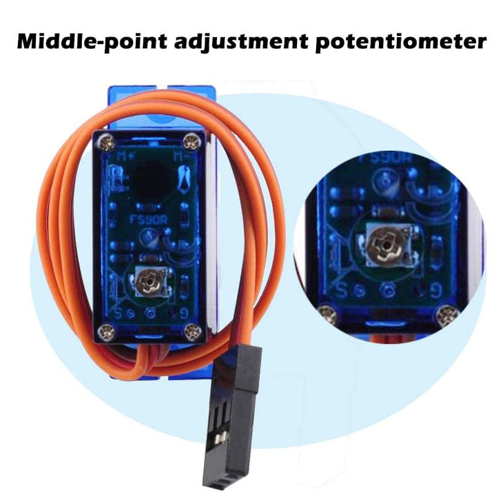 Micro Servo Tester Kit,9g Servo Motor 360°+3CH Digital Servo Tester ESC Speed Controller Checker+AA