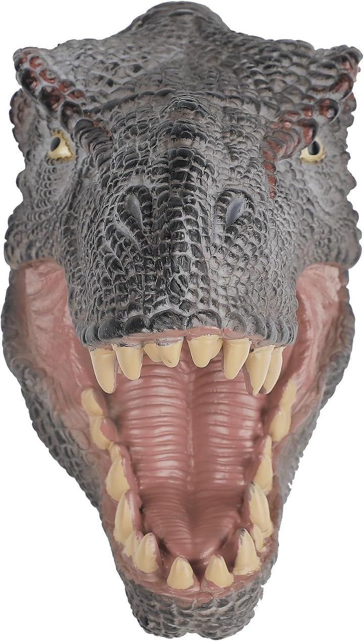 Realistisches Dinosaurier Handpuppe Kopf – T-Rex Puppenspielzeug aus Gummi für Kinder &amp; Erwachsene –