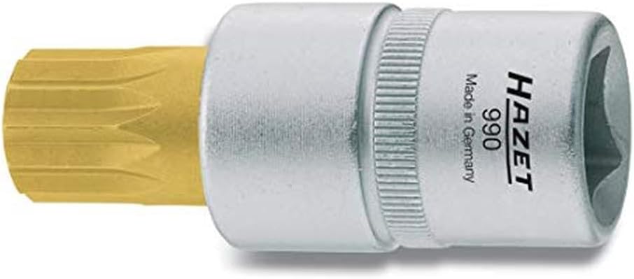 Hazet 990-14 Schraubendreher-Einsatz, s: 14, Innenvierkant 12,5 mm (1/2 Zoll), Innen Vielzahn XZN 14