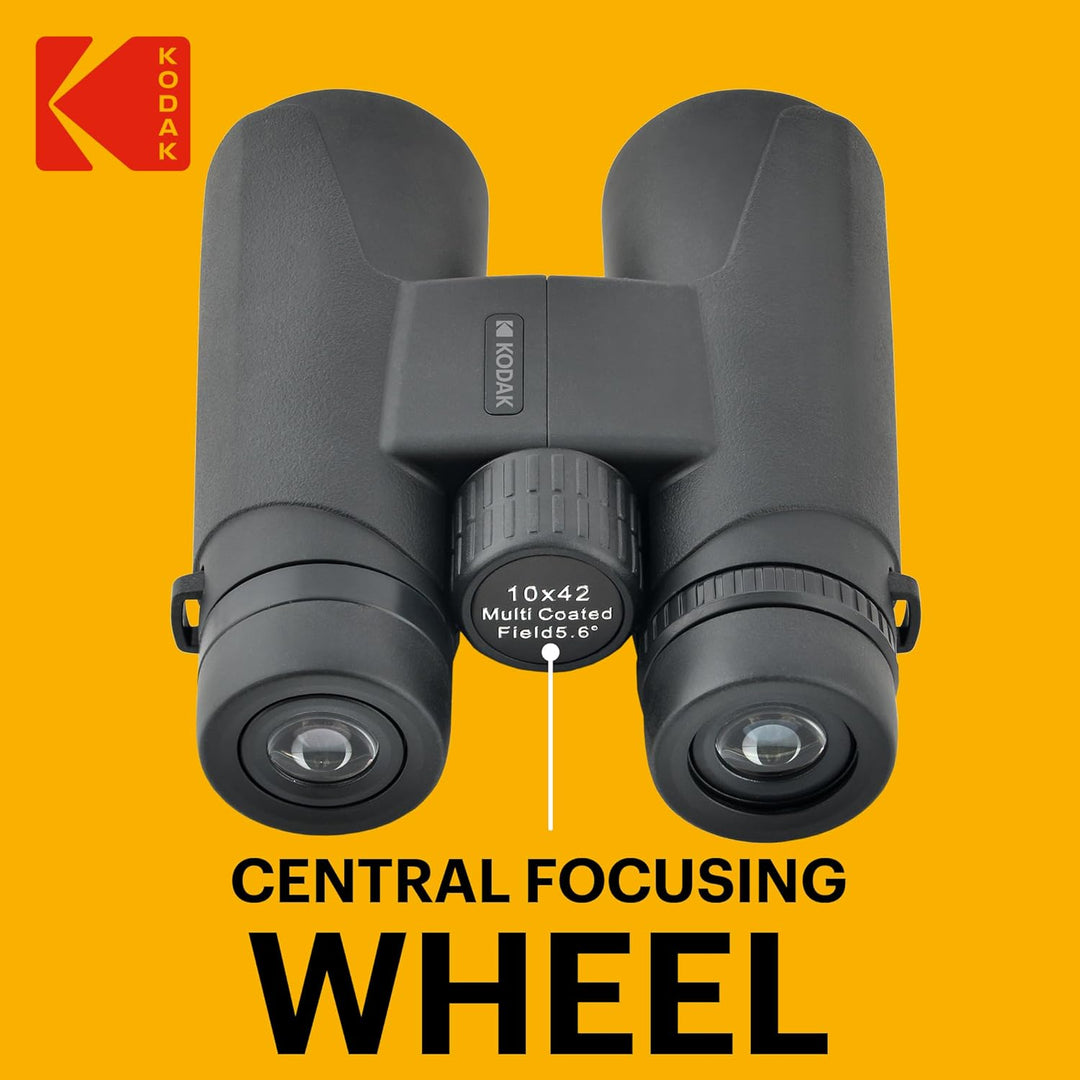 KODAK Fernglas BCS800 – Kompakte Binokulare Ferngläser, 8-facher Zoom, Sichtfeld von 126 m bei 1000