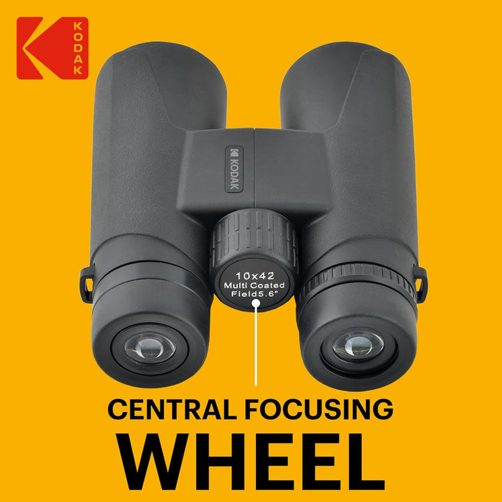 KODAK Fernglas BCS800 – Kompakte Binokulare Ferngläser, 8-facher Zoom, Sichtfeld von 126 m bei 1000