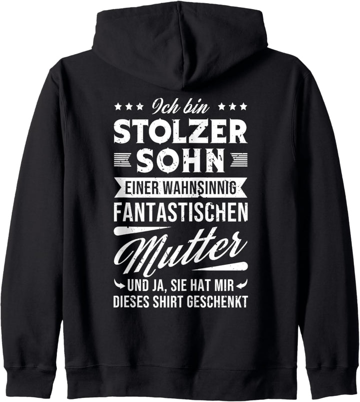 Stolzer Sohn einer fantastischen Mutter - Geschenk Fun Kapuzenjacke