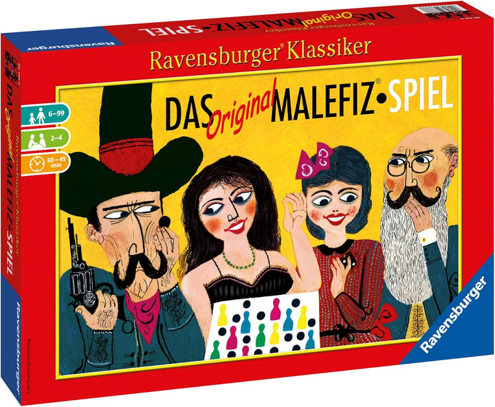Ravensburger 26737 - Das Original Malefiz Spiel - Familienspiel für 2-4 Spieler, Ravensburger Klassi