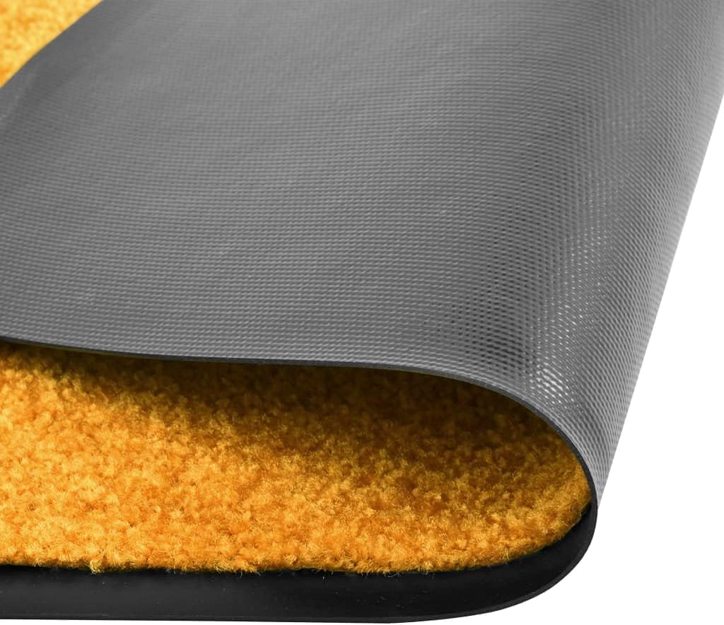vidaXL Fussmatte Waschbar Schmutzfangmatte Türmatte Fussabtreter Schmutzmatte Schmutzfangläufer Saub