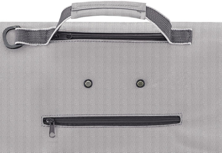 reisenthel Trolley M Tragbarer Einkaufstrolley mit stabilem Aluminiumrahmen, Couleur: Herringbone Gr