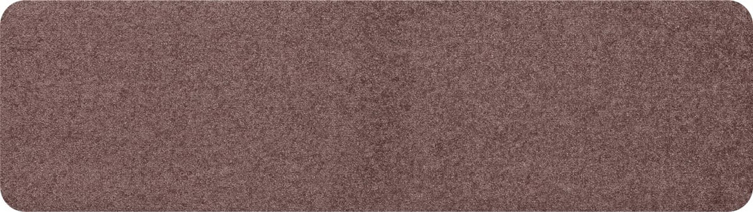 Salonloewe Fussmatte waschbar Schuhparkplatz Nougat 30x100 cm Fussabtreter einfarbig Eingangs-Matte