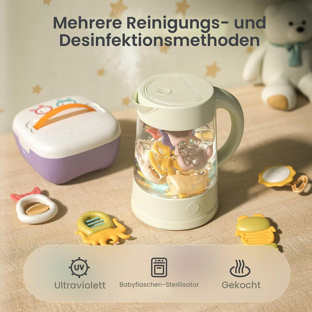 TUMAMA Rasseln Beissring für Babys 0 6 8 12 Monate, Shaker Greifling Baby Spielzeug ab 0-12 6-18 Mon