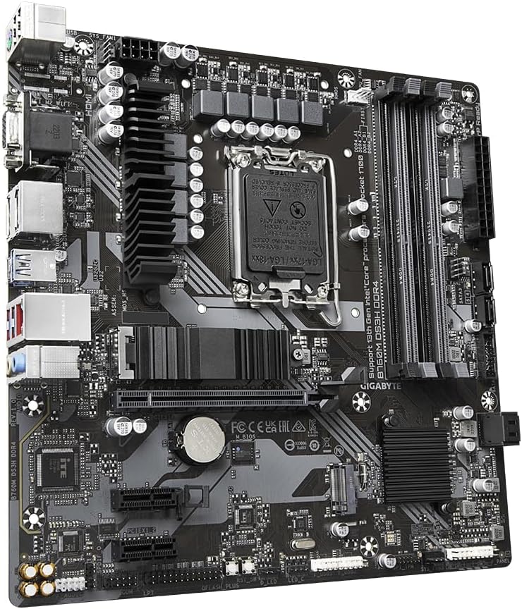 Gigabyte B760M DS3H DDR4 Motherboard Intel B760 LGA 1700 Micro ATX