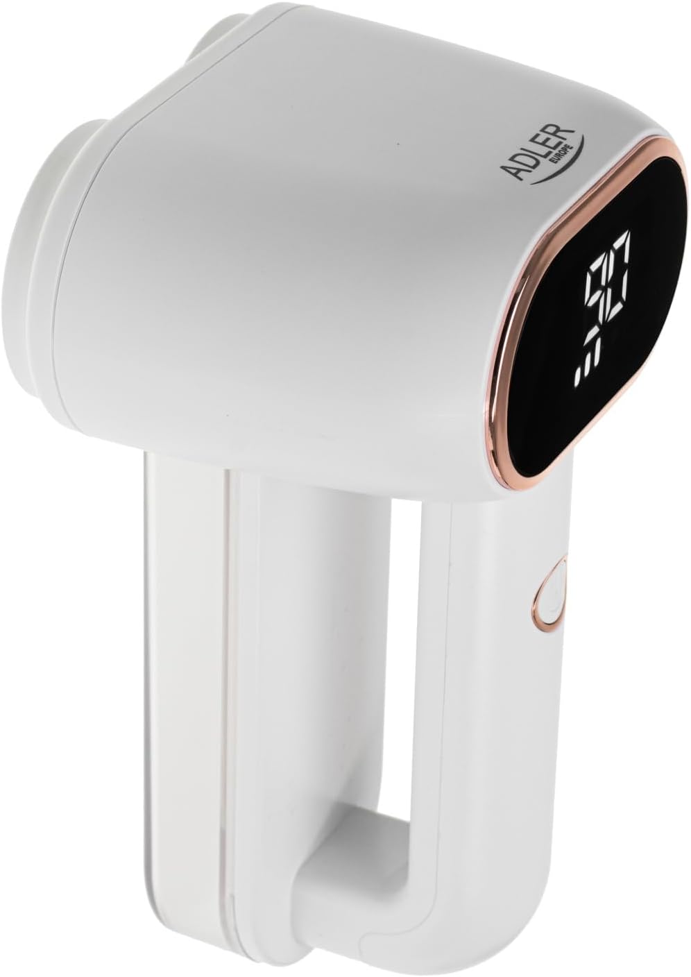 Adler Double Fusselentferner, 3 Geschwindigkeiten, LCD-Display, weiss