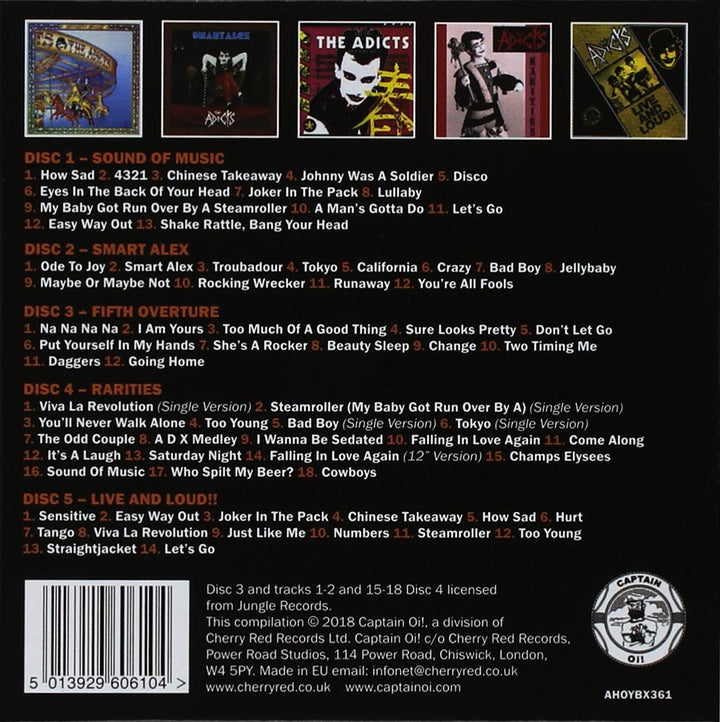 The Albums 1982-87, Audio-CD
