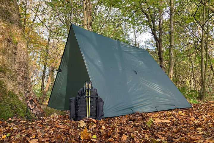DD Tarp XL - Regendach Zelt Plane olivgrün