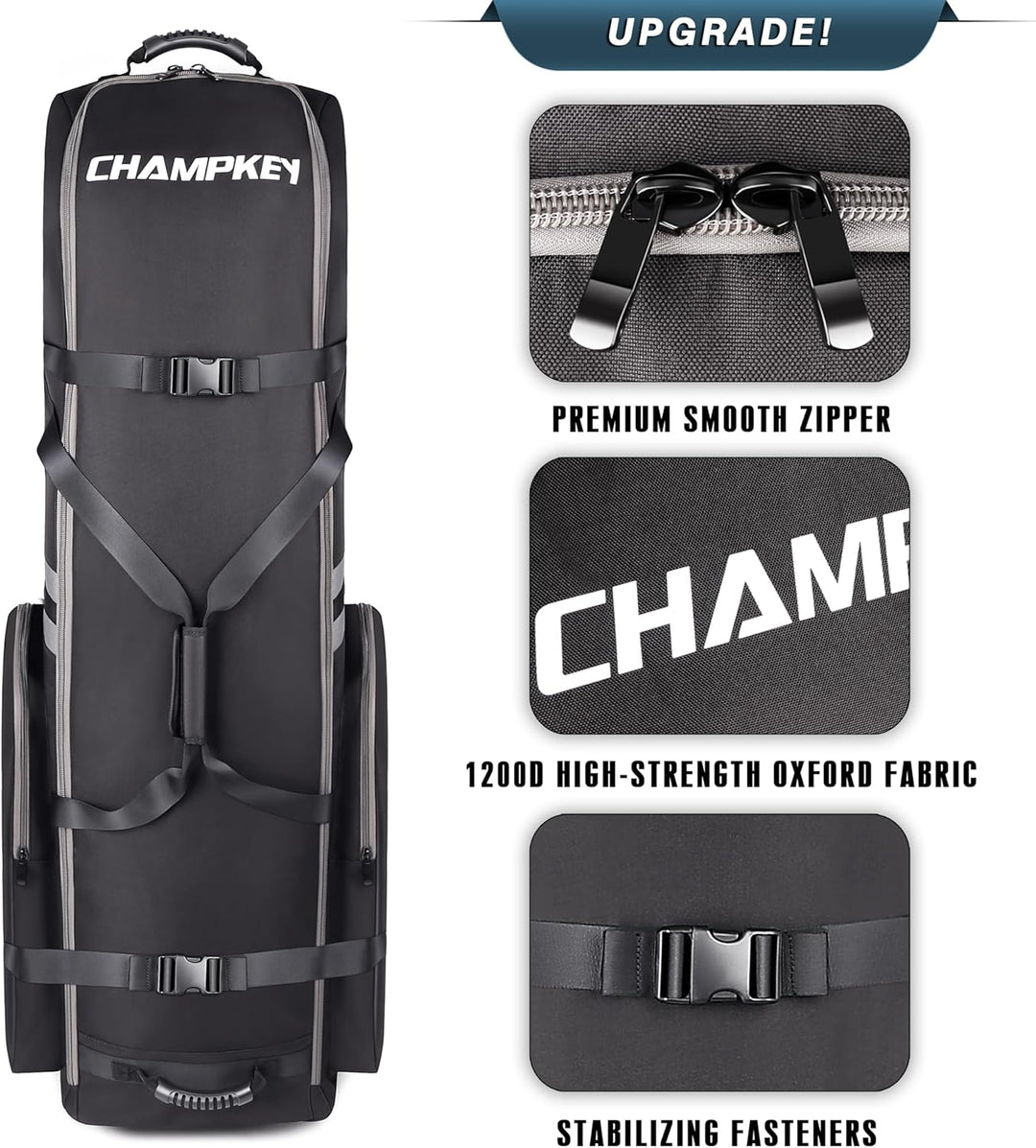 CHAMPKEY Golf Nein Verschiedene Grössen grau, Verschiedene Grössen grau