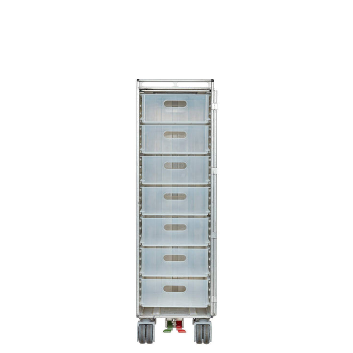 VanDeBord Ausstattungspaket 7 Einschübe Kunststoff, Zubehör für Airline Trolleys, 7X Flugzeugtrolley