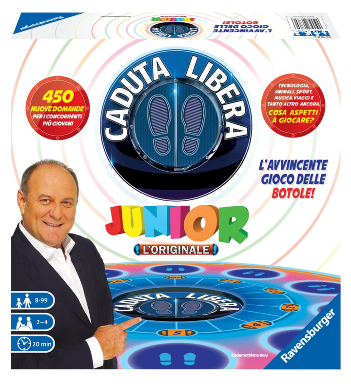 Ravensburger - Freie Fall Junior Gesellschaftsspiel, 2-4 Spieler, 8+ Jahre, junior