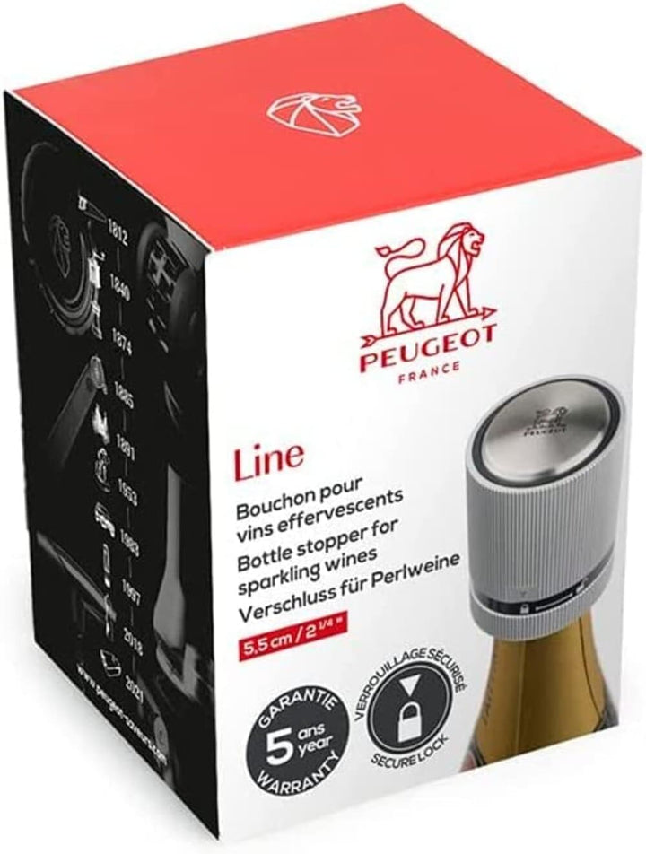 PEUGEOT - Line - Champagnerverschluss - Zum luftdichten Verschliessen und Aufbewahren von angebroche