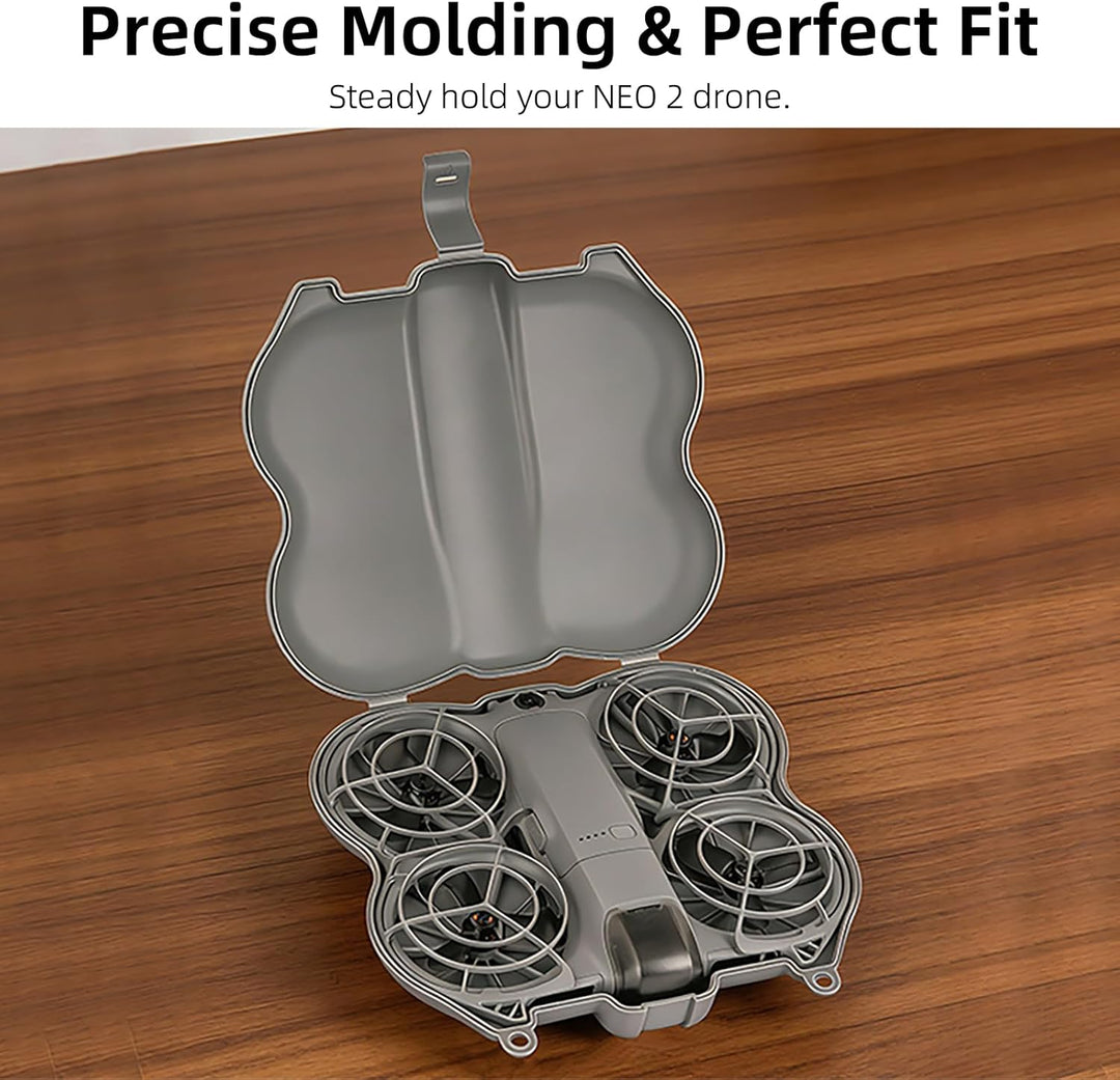 ZJRXM Neo 2 Tasche, Tragbar Hartschalen Schutz Case für DJI Neo 2 Drohne, Entzückend Schmetterlinge