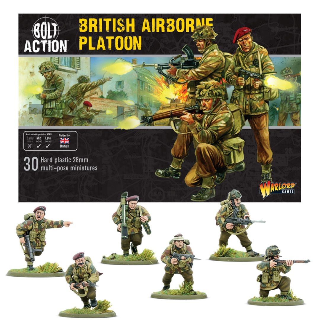 WAR-402011009A – Spiele von Kriegsherrn – britische Fallschirmjäger des Zweiten Weltkriegs und in de