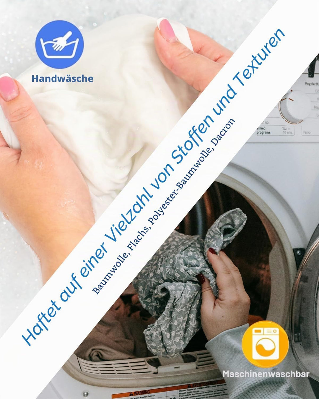 5x Kompatibel mit Dymo Bügeletiketten 12mm x 2m für LetraTag XR LT-100H LT-100T LT-110T, Kompatibel
