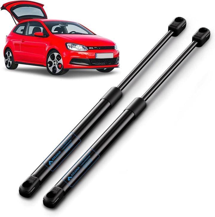 Arana 2x Heckklappe Dämpfer Gasdruckfeder kompatibel mit Polo 6R 6C 1.2L Schrägheck 2011-2014 Polo 6