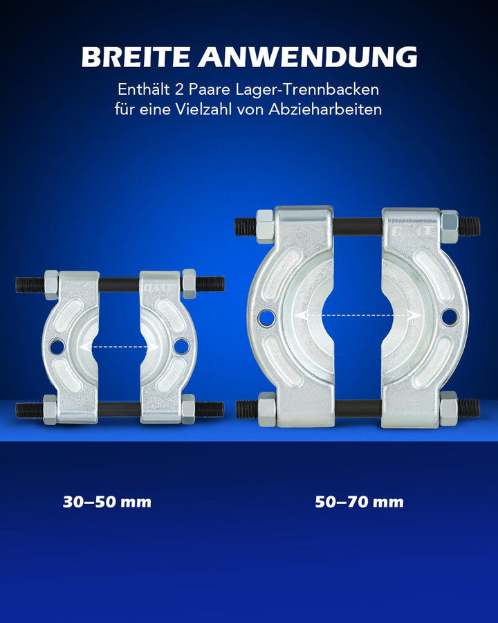 Orion Motor Tech Lagerabzieher Set 5 Tonnen, Lager Trennmesser Satz mit Lagerabzieher 2" und 3", Rad