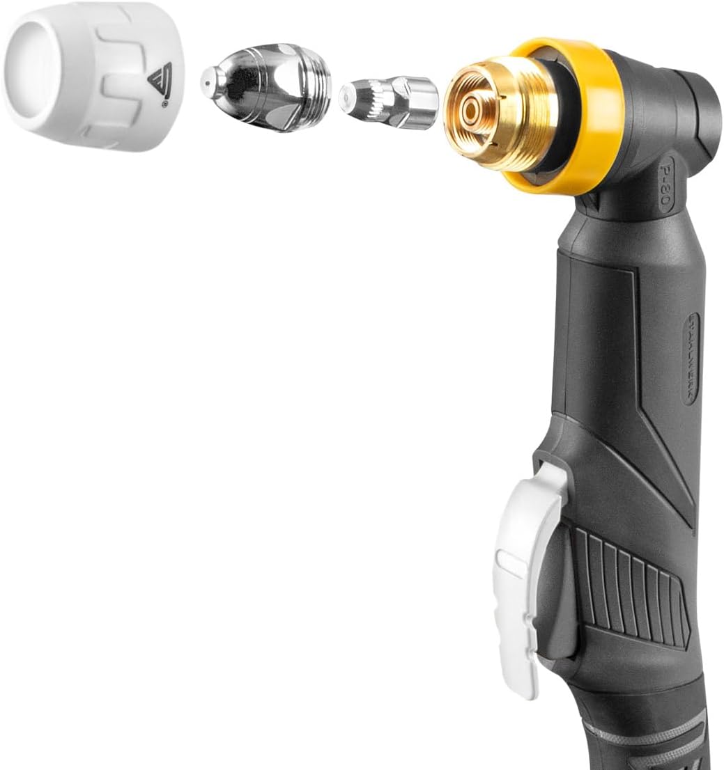 STAHLWERK P-80 Plasmazubehör Verschleissteile, Plasmadüsen + Elektroden + Keramikkappen für P-80 CUT