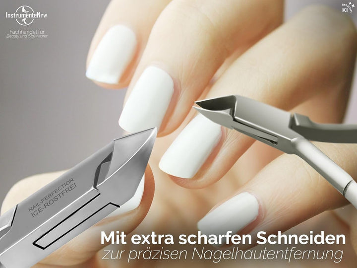 Pediküre Nagelzange Kopfschneider Eckenzange Nagelhautzange Set inkl. 2, Pediküre Set, 5-teilig