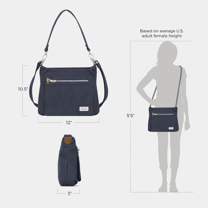 Travelon Anti-theft Heritage Hobo Bag Indigo/Mandala-traum, Indigo/Mandala-traum