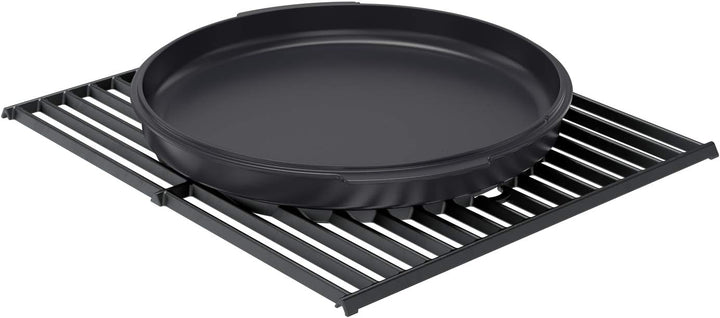 RÖSLE VARIO Dutch Oven, Hochwertiger Dutch Oven aus emailliertem Gusseisen, Deckel als Pfanne einset