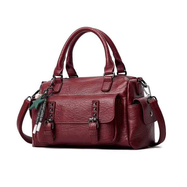 NICOLE &amp; DORIS Handtaschen Damen Umhängetasche Klein Tasche Frauen Schultertasche Retro Crossbody Ta