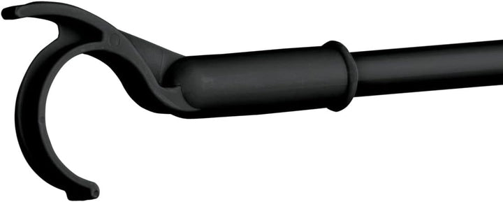 WENKO Aufhängehilfe, Zubehör zum Teleskop-System Herkules, Stahl, Schwarz/Schwarz, 4 x 76 x 1 cm, Sc