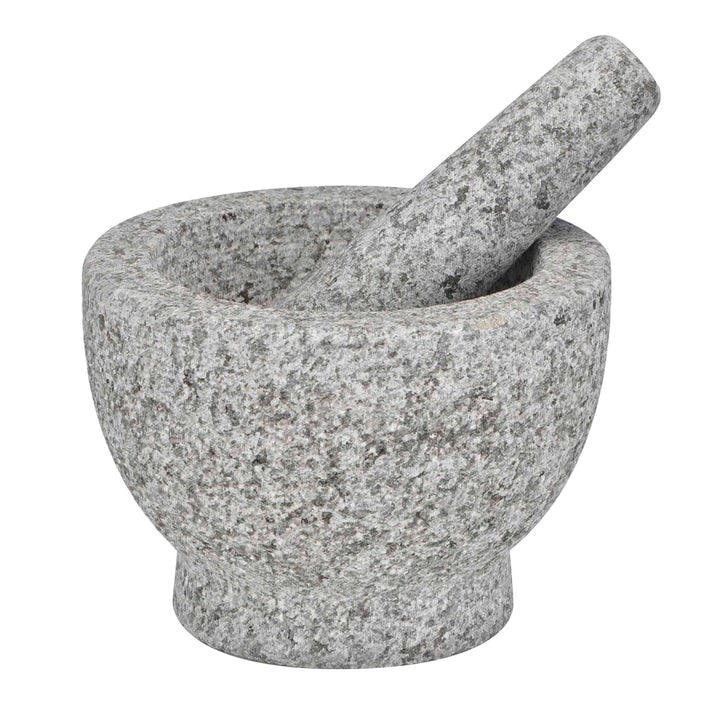 Mörser mit Stössel aus Granit 14074