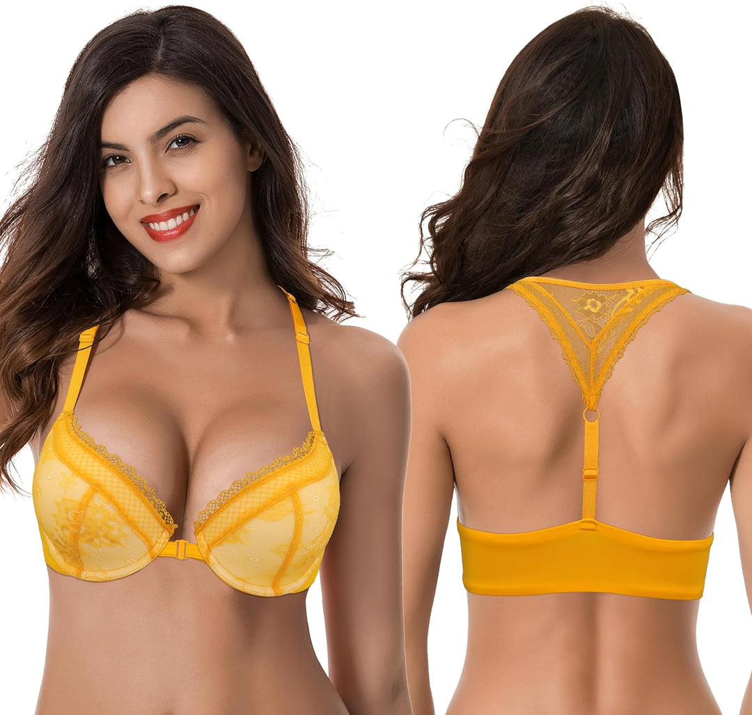 Curve Muse Damen Übergrösse Bügel Hochdrücken 1 Tasse hinzufügen Bügel Perfekte Form Spitzen-BHS 80E