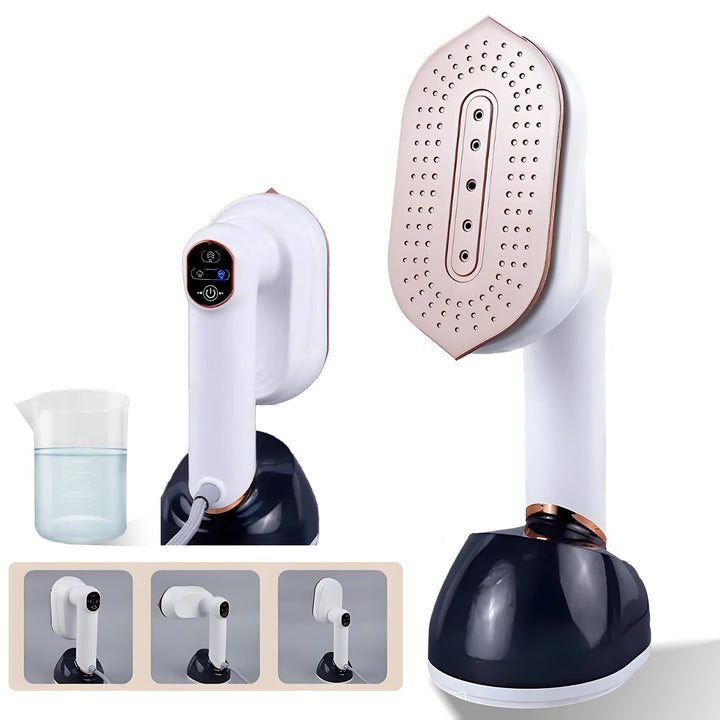 Clothes Steamer Dampfglätter 1200W, Tragbarer Dampfbürste, Metall Dampfplatte, Reise Dampfbügler mit