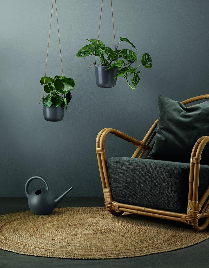 EVA SOLO | Globe Giesskanne 2,5l Dunkelgrau | Praktisches Design mit grosser Öffnung zum Auffüllen |