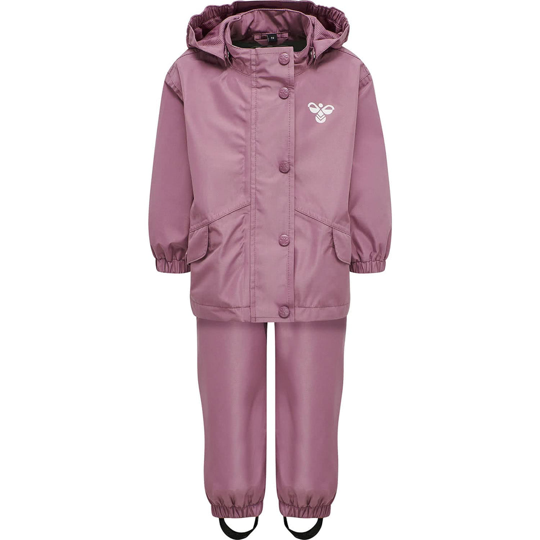 hummel Rain Suit Hmlreva Mädchen Grösse 122 Dusky Orchid, 122 Dusky Orchid
