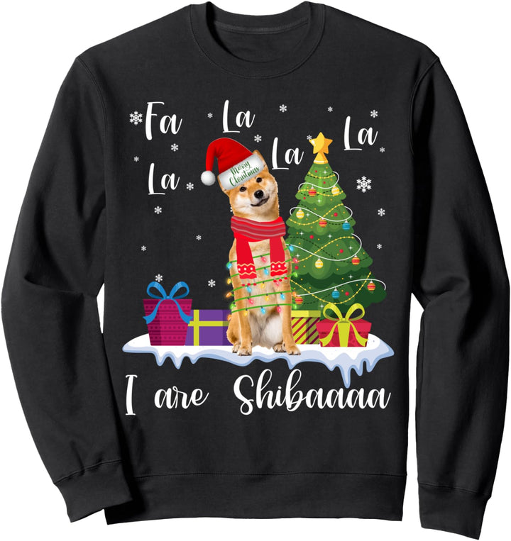 Lustiger Shiba Inu Weihnachtspullover für Hunde Sweatshirt