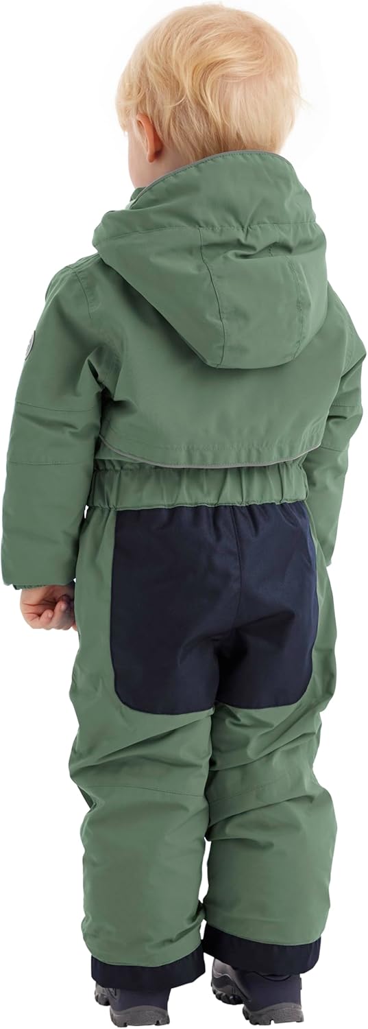 Killtec Unisex Fisw 31 Mns Onpc Skioverall/Schneeanzug mit Kapuze, wasserdicht 122-128 waldgrün, 122