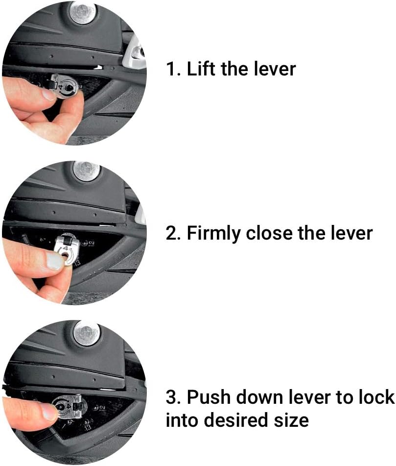 Roces Kinder Schlittschuhe MCK II H Grössenverstellbar 36-40 BLACK RED, 36-40 BLACK RED