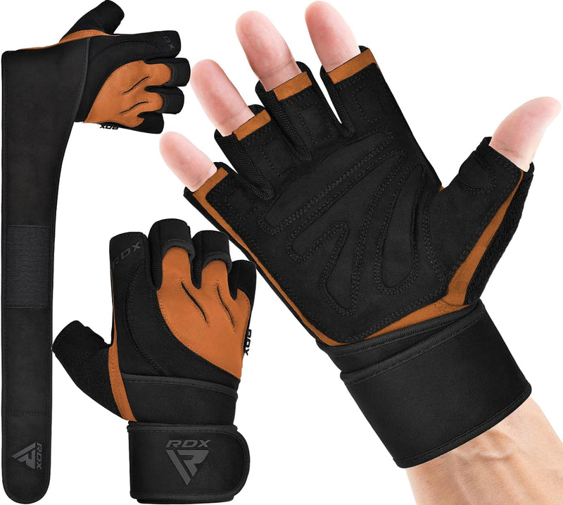 RDX Fitness Handschuhe Herren Damen, Trainingshandschuhe Krafttraining handgelenkschutz für Gewichth