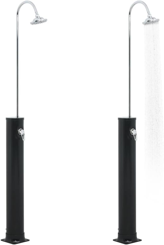 vidaXL Solardusche Gartendusche Pooldusche Aussendusche Campingdusche Camping Solar Dusche Brause Re